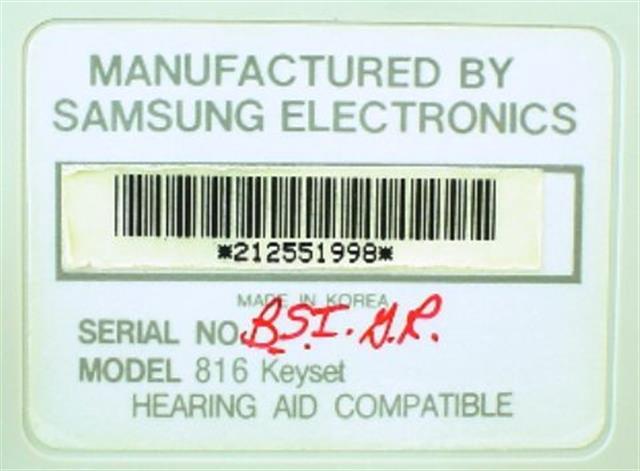 Samsung 816 STD 16A Phone