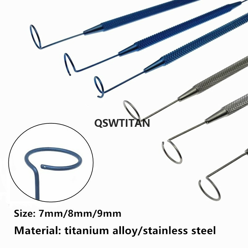 Ophthalmic double ended pigtail Probe Eye surgical instruments