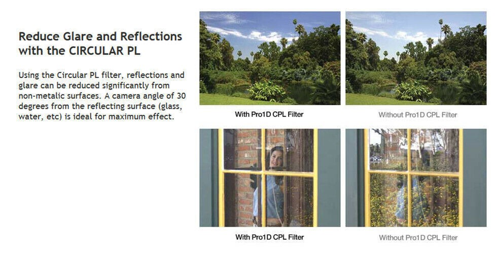 NEW 52mm Hoya Cpl Digital Filter Circular Polarizer