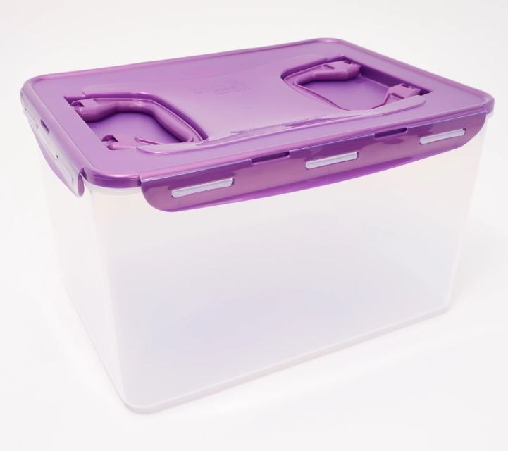 LocknLock XL Multi-Function Storage Container w Handles,16+ Qts,13x10 K50144