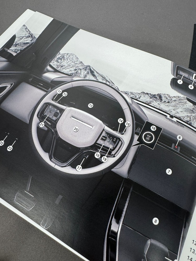 RANGE ROVER VELAR MANUAL / HANDBOOK QUICK REFERENCE GUIDE 2020~2024 (2023)