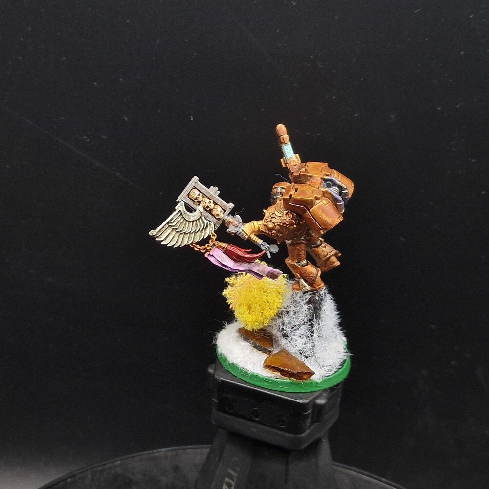 Painted Warhammer 40k converted space marines character Games workshop