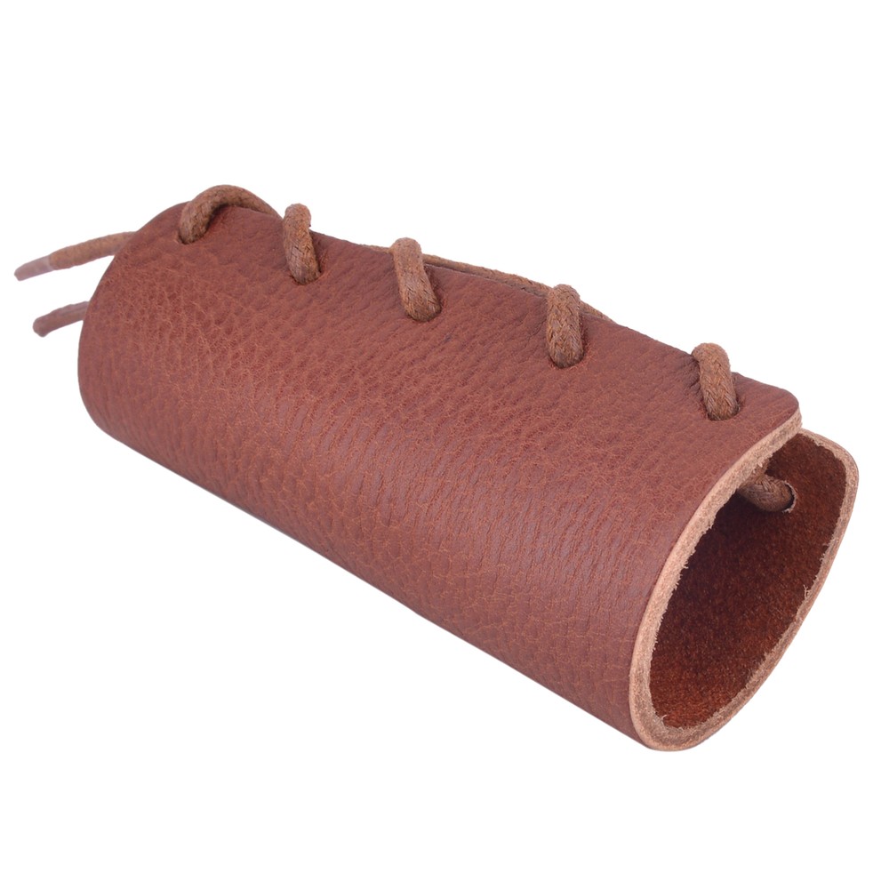 Quality Brown Leather Axe Handle Guard Collar Holster /Axe Protector Covers