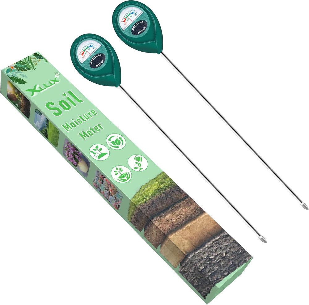 Soil Moisture Meter Sensor, Long Probe for Plants, 2 Pack