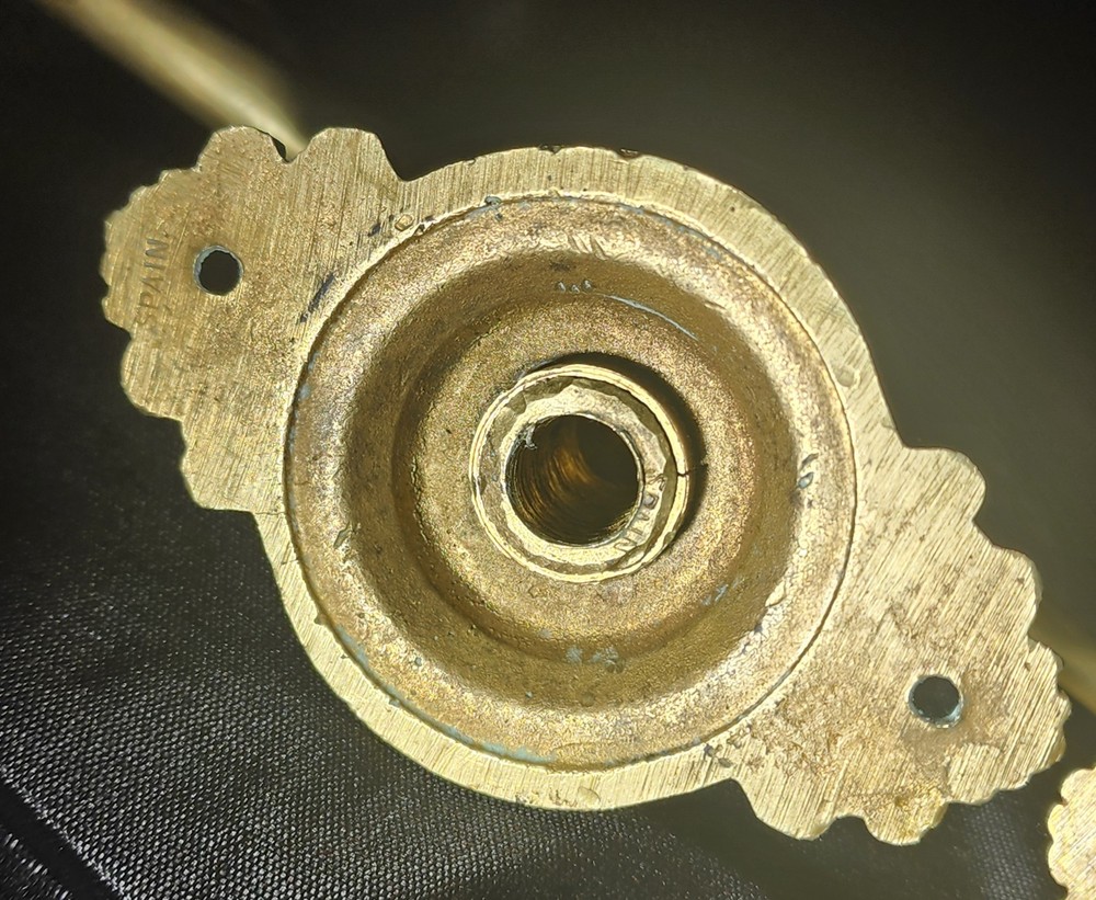 Antique Brass Swan Door Handle (?)