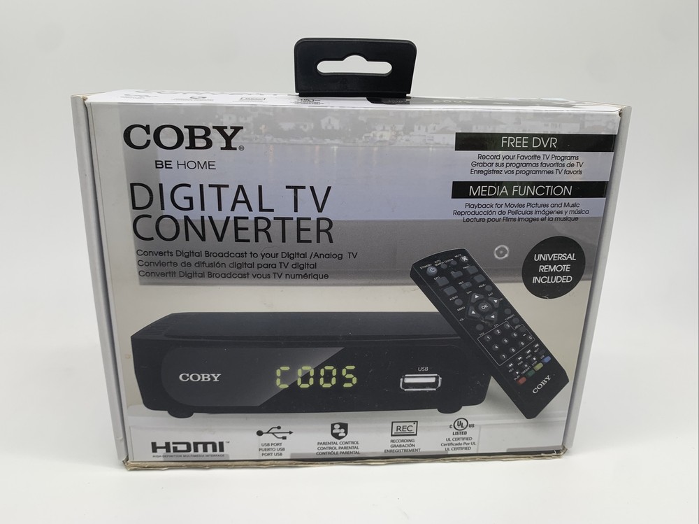 COBY BE HOME DIGITAL TV CONVERTER  #5
