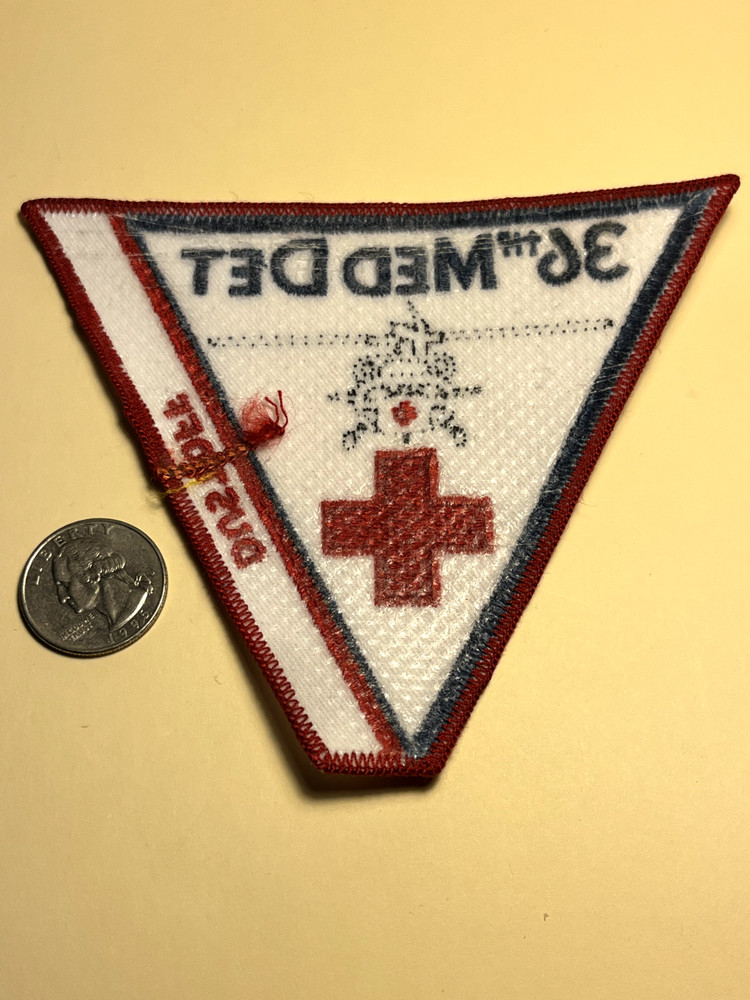 36th Medical Detachment Helicopter Dustoff Patch - Original 1990's