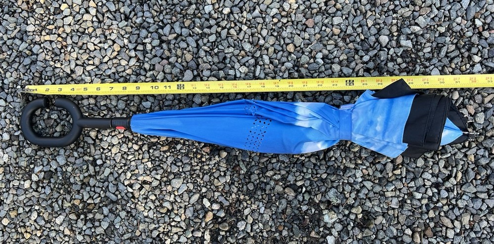 Inverted Blue Sky Umbrella. Great Shape