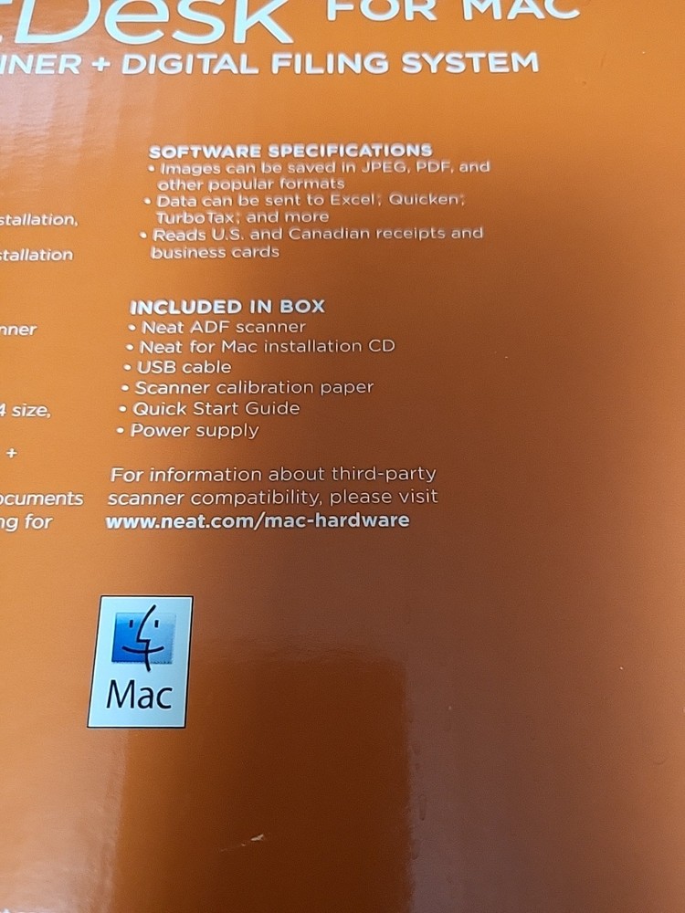 Neat Desk for Mac Document Scanner Tested And Working