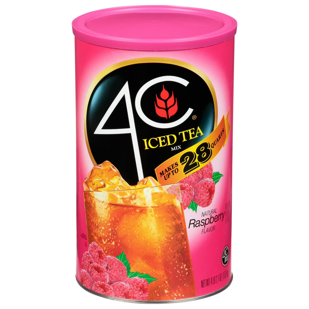 4C Raspberry Iced Tea Mix, 66.1 oz, 1 Ct....