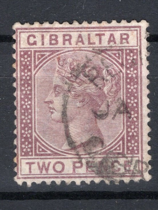 Gibraltar Scott 12 Used - CV 25$