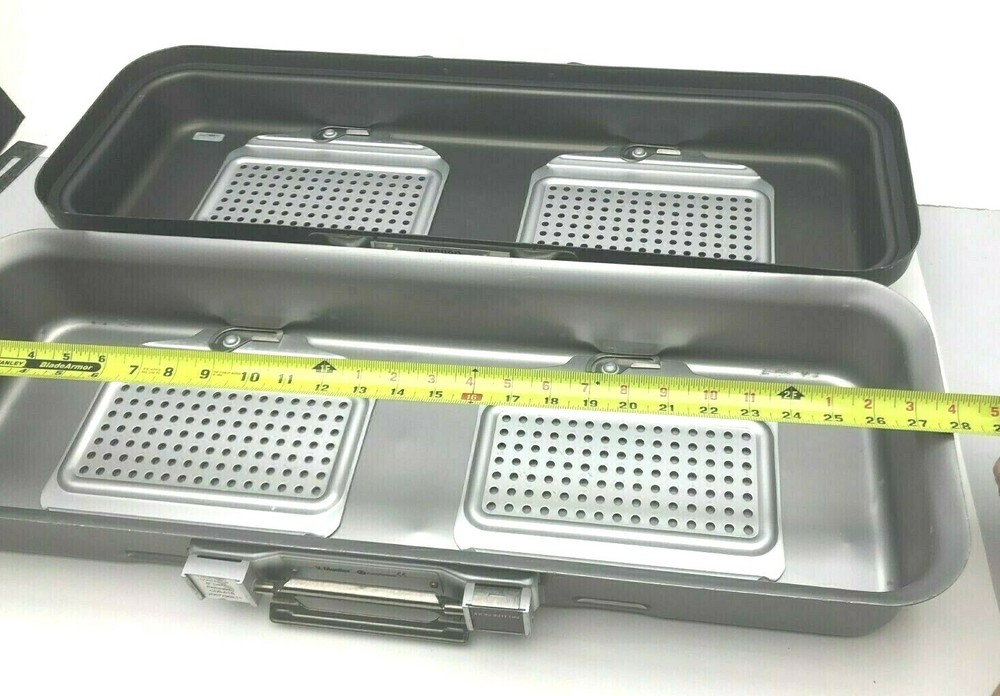 Sterilization Container Case Genesis 6"x11"x28" CD5-61B Large 6" Deep Perf