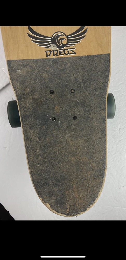 Dregs Downhill Longboard Skateboard Deck Fire Wave 39" 81A Gullwing Rasta Trucks