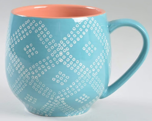 NWOT Baum Oasis Touquoise 4-Piece Dinnerware Set
