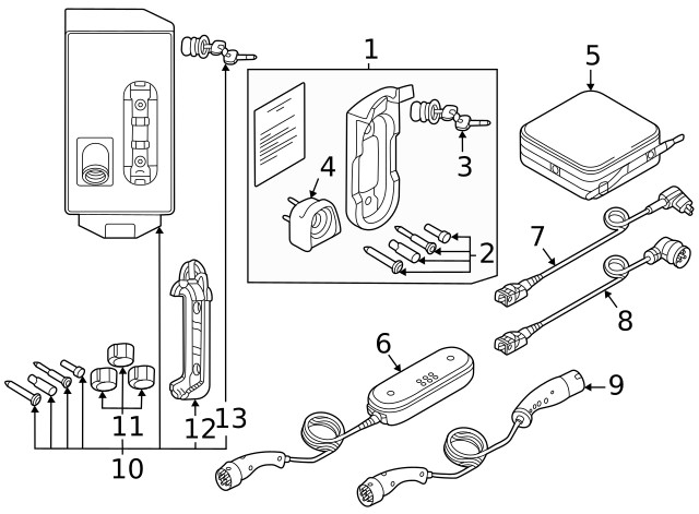 Genuine Audi Charge Cable 7PP-971-678-FQ
