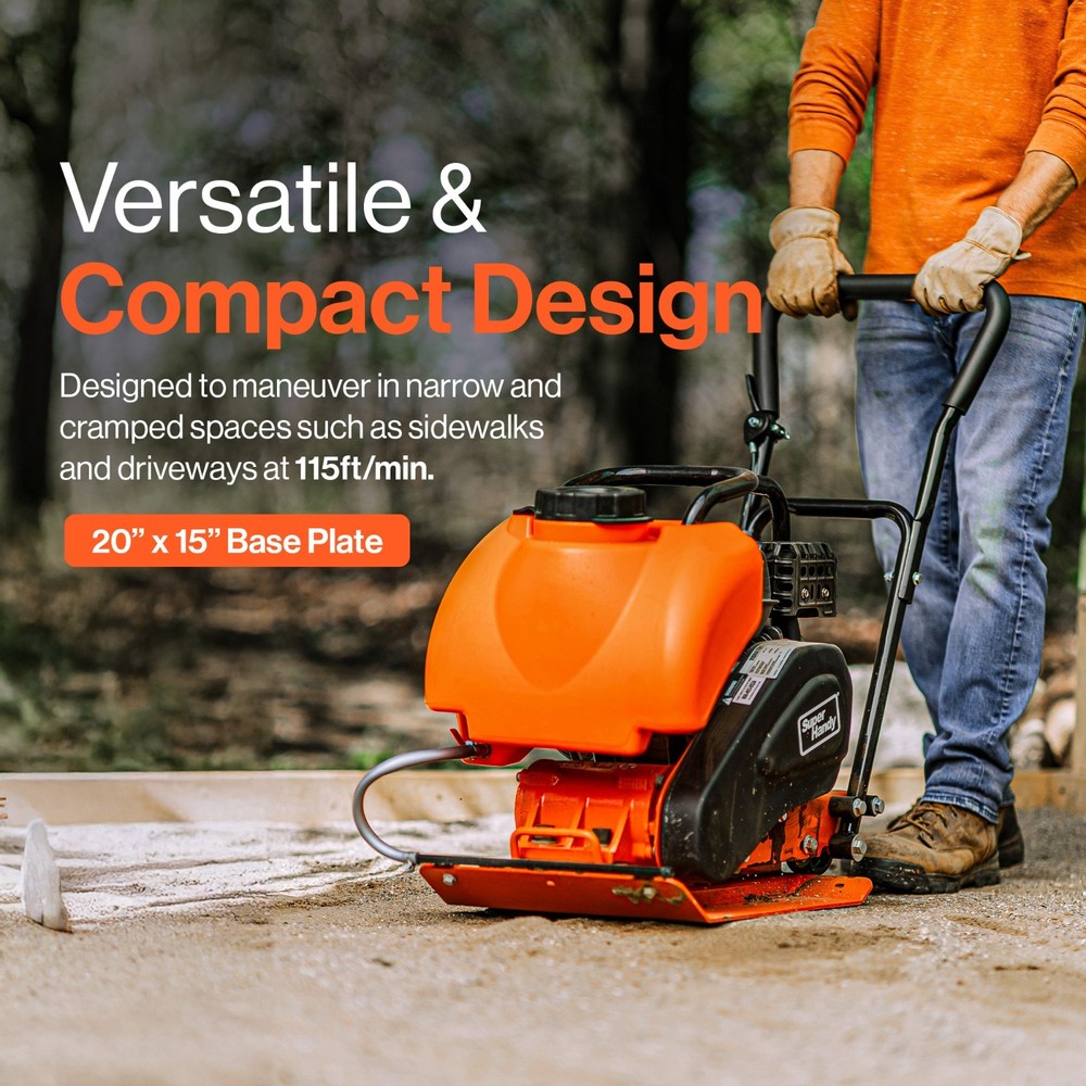 SuperHandy Plate Compactor Heavy Duty 7HP
