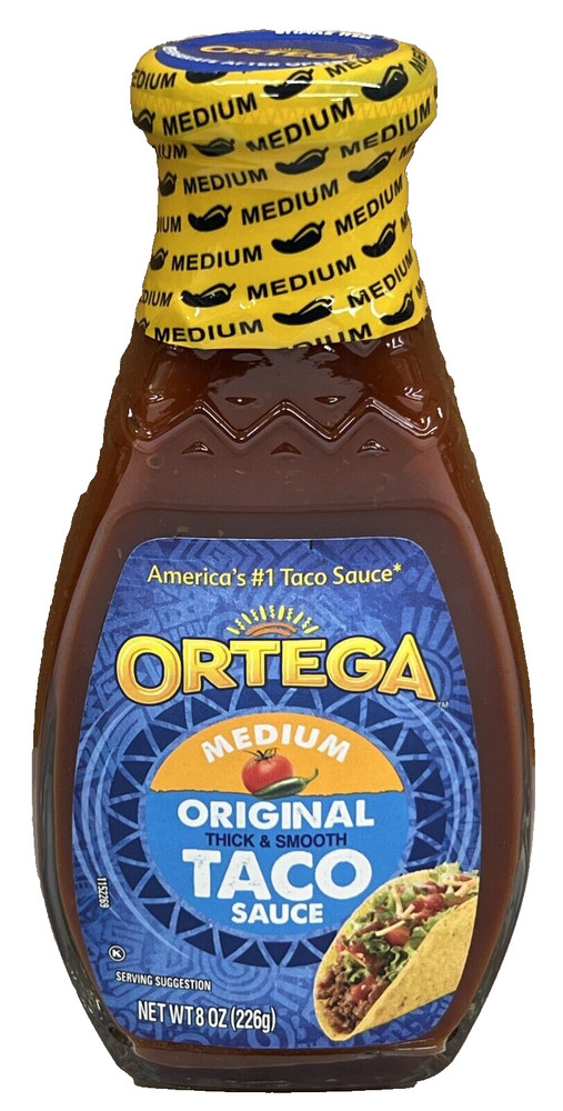 Ortega Medium Original Thick & Smooth Taco Sauce 8 oz