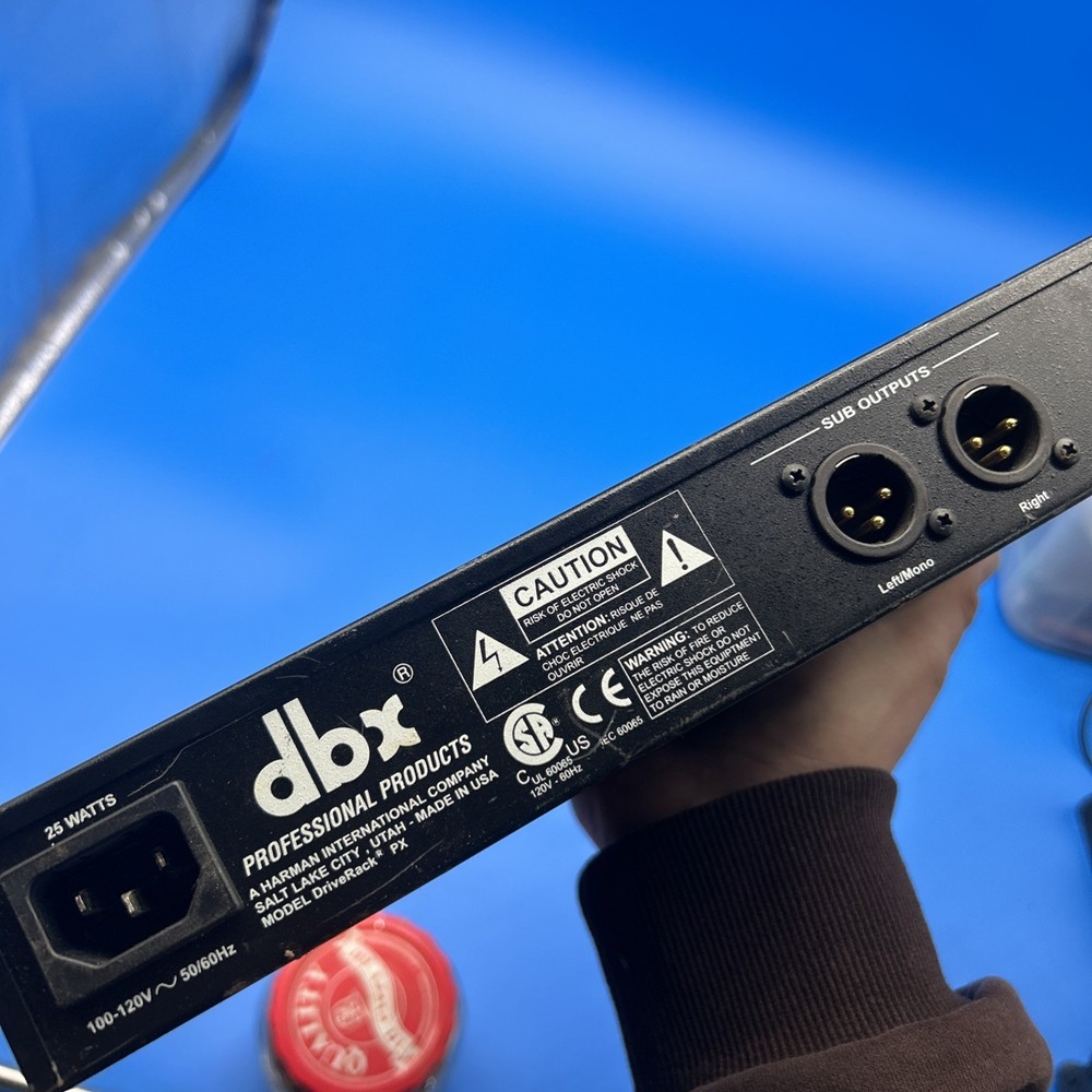 Untested As Is Damaged dbx DriveRack PX Powered Speaker Optimizer