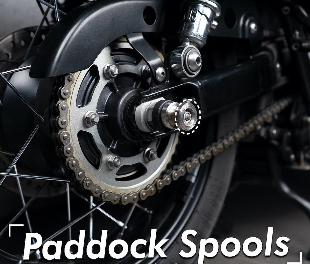Rear Paddock Spools Fit for TRIUMPH SPEED TWIN 900