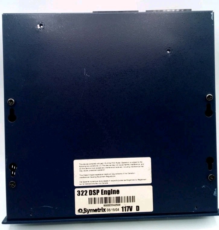 Symetrix 322 - 2 Input 2 Output Multi-Function DSP Processor