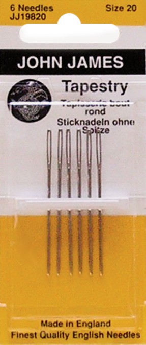 Tapestry Hand Needles Size 20 6/Pkg