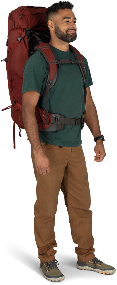 Osprey Aether 65 Pack - Men's - Color: Acorn Red - Size: L/XL