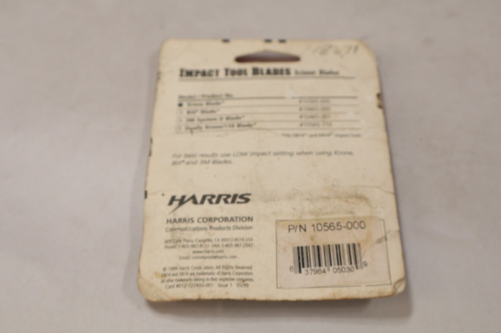 HARRIS 10565-000 KRONE BLADE