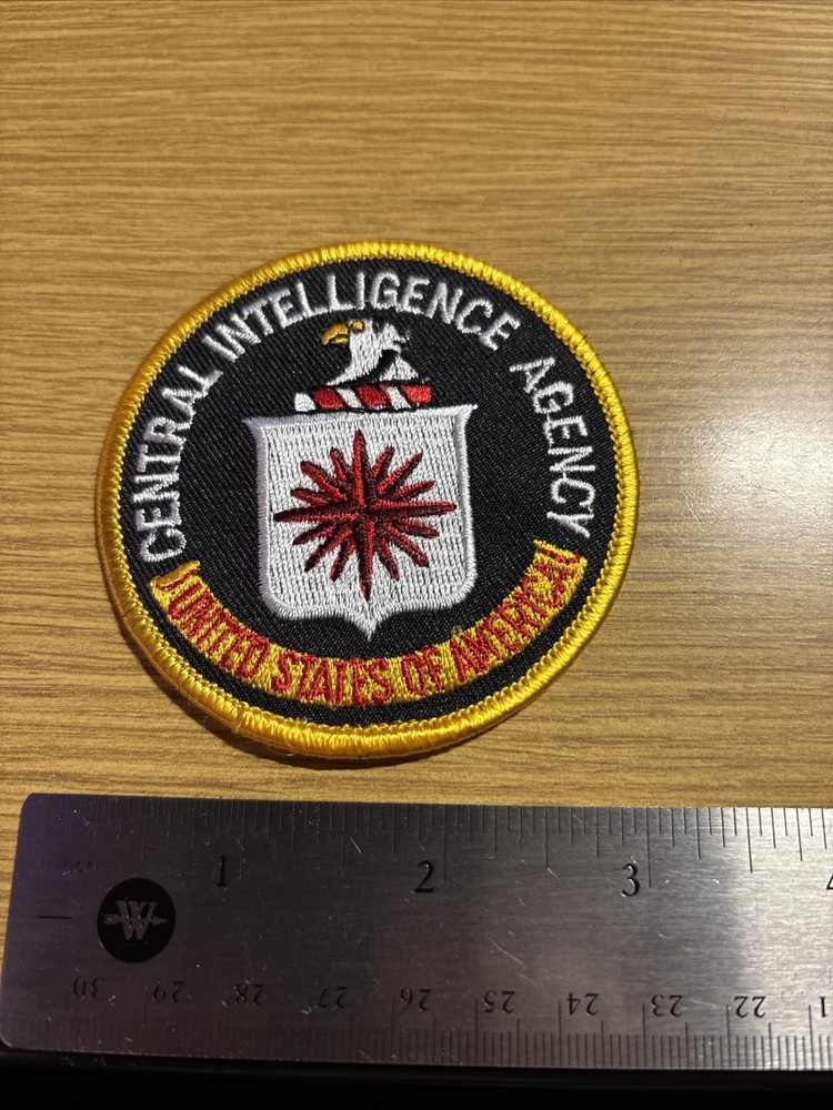 U S CENTRAL INTELLIGENCE AGENCY NICE 3" PATCH POLICE SHERIFF