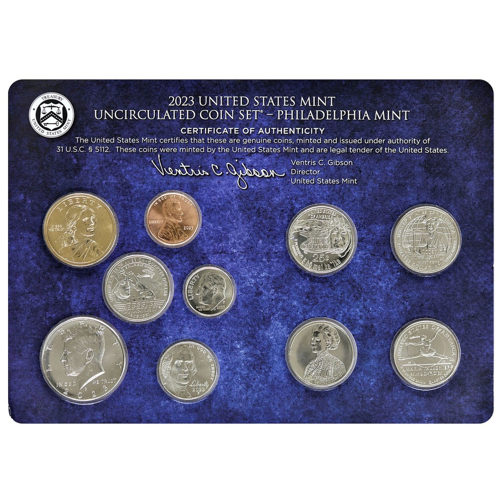 2023 Mint Set Original Plastic 20 BU Coins