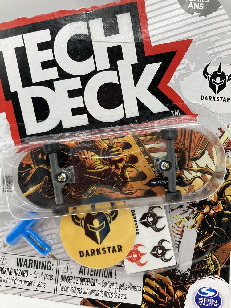 NEW Spinmaster Tech Deck Blind 4" Fingerboard Darkstar Brown Tan