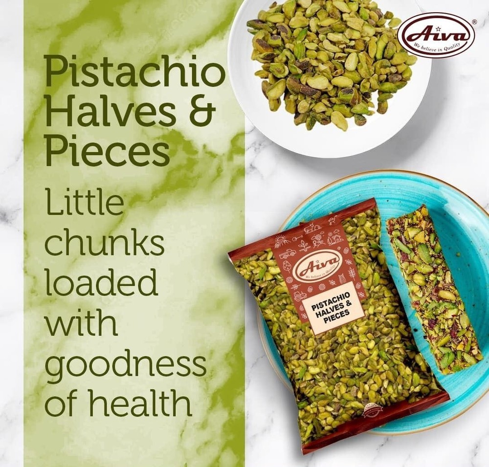 Aiva Pistachio Half & Pieces 2 LB