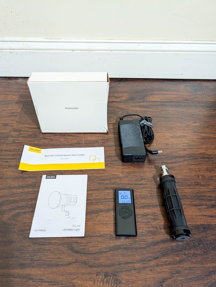 Raleno Led Video Light - PLV-C80 - Open Box - Working - Missing Power Cable