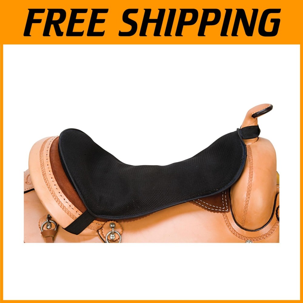 Gel Horse Pad for Western Saddles - Ventilated Design=
