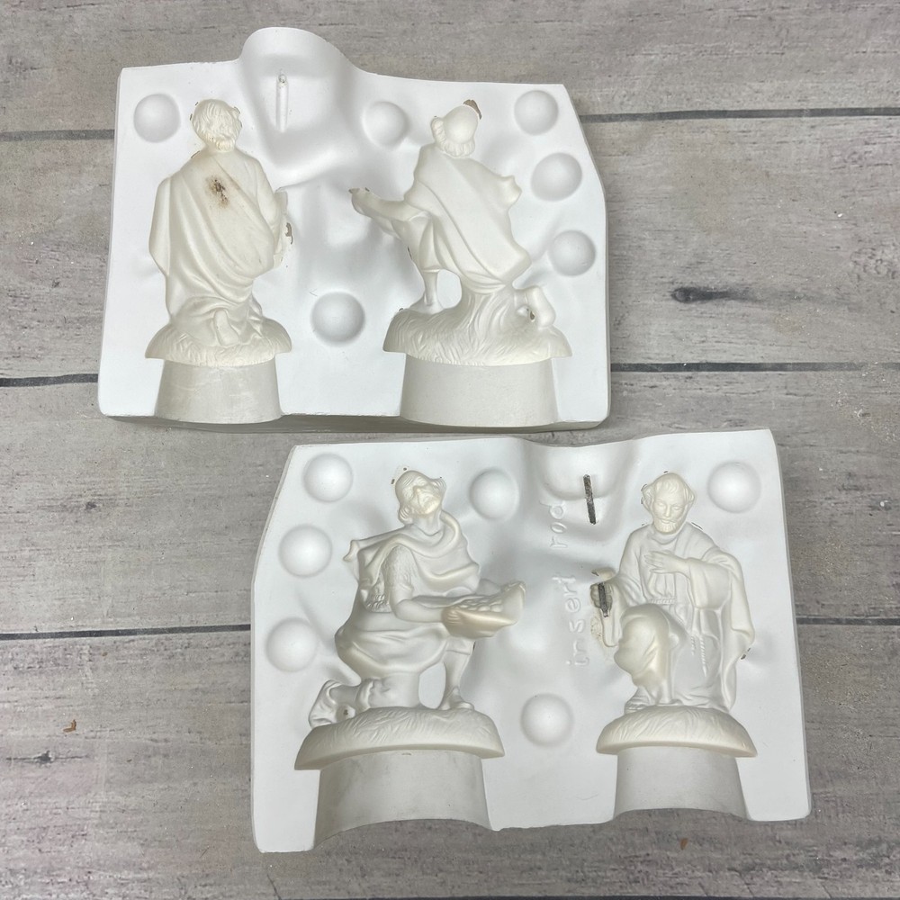 Atlantic Mold Ceramic Casting Mold Nativity Scene Figures #A41
