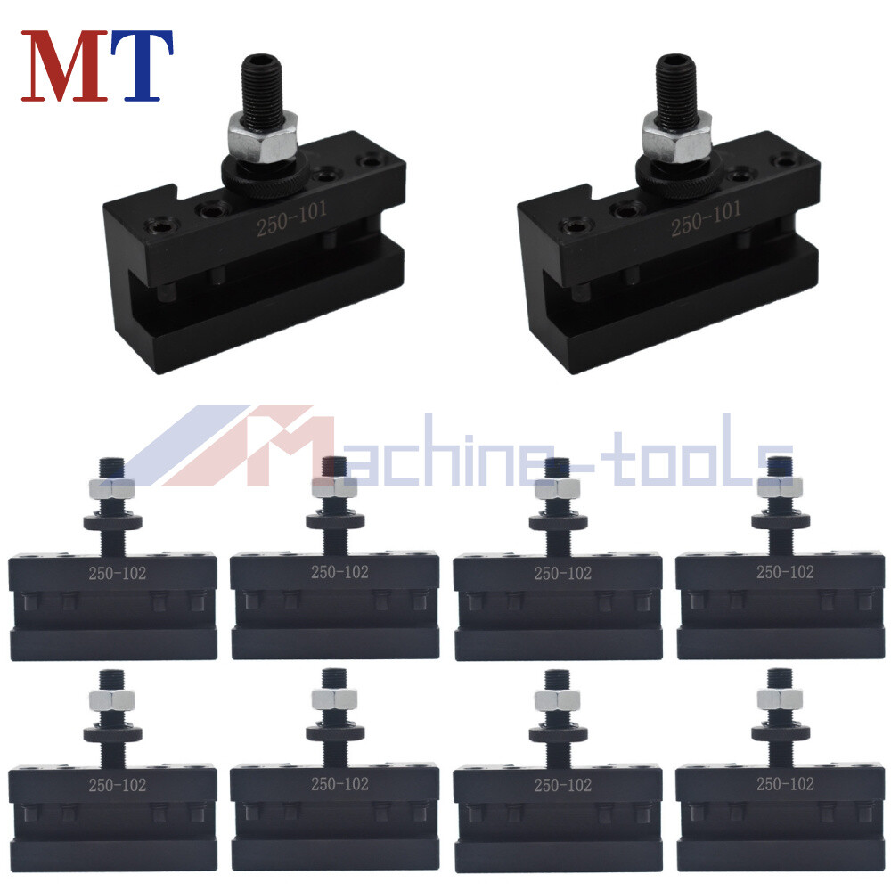 10 Pack For Lathe AXA 2# 250-102 Quick Change Tool Post Turning & Facing Holder