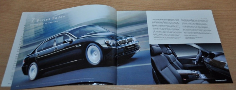 2005 BMW Model Range USA Brochure Prospekt ENG Edition
