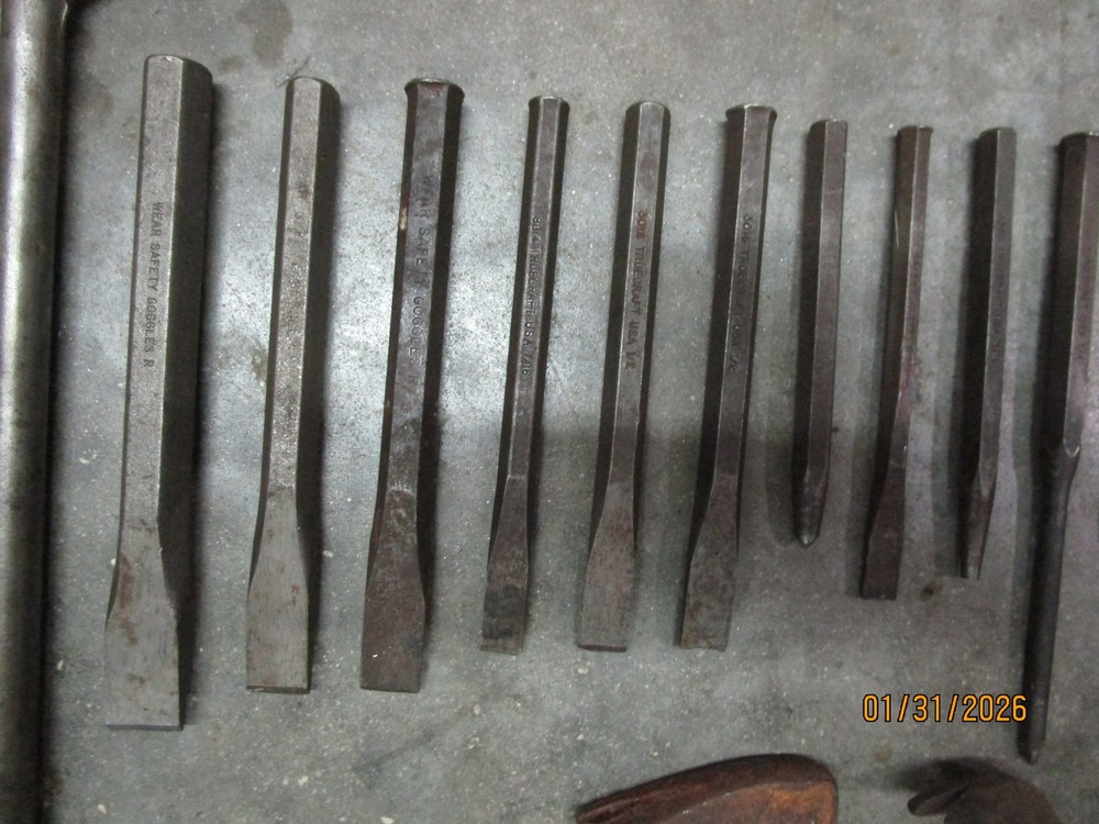 Lot USA Punches & Chisels