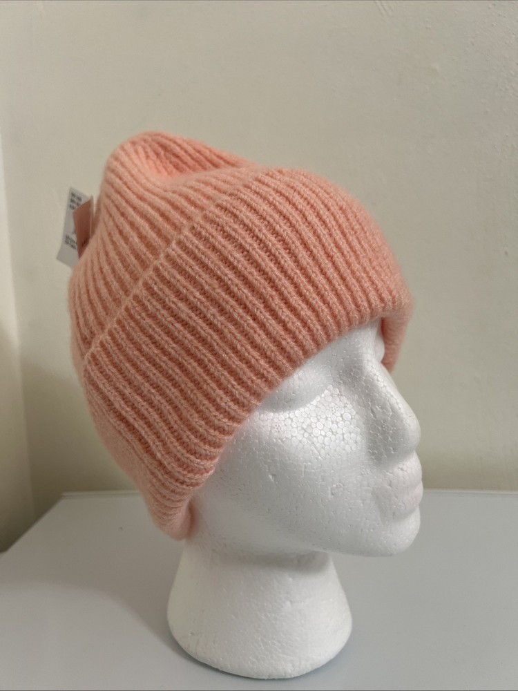 American Eagle AEO Knit Beanie hat One Size Peach