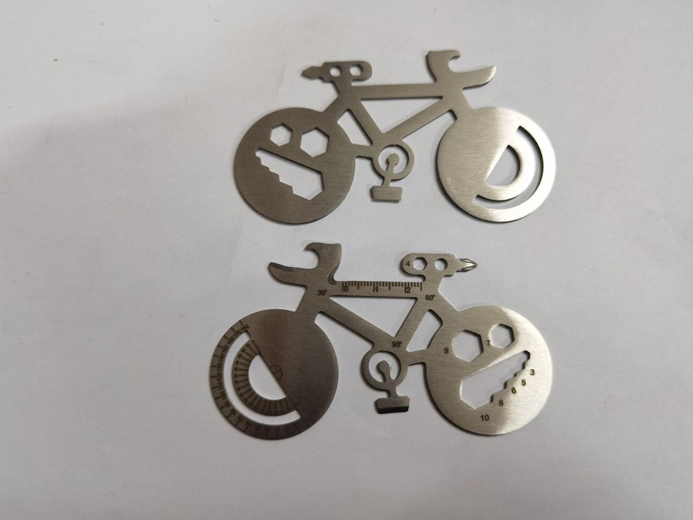 Bike-Shaped Multi-Function Tool Stainless Steel Bicycle Multi Tool with Screwdri