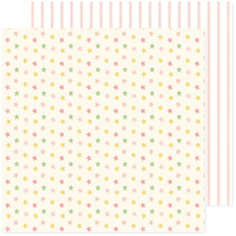 American Crafts Patterned Double-Sided Cardstock 12"X12"-Twinkle, Hell - 25 Pack