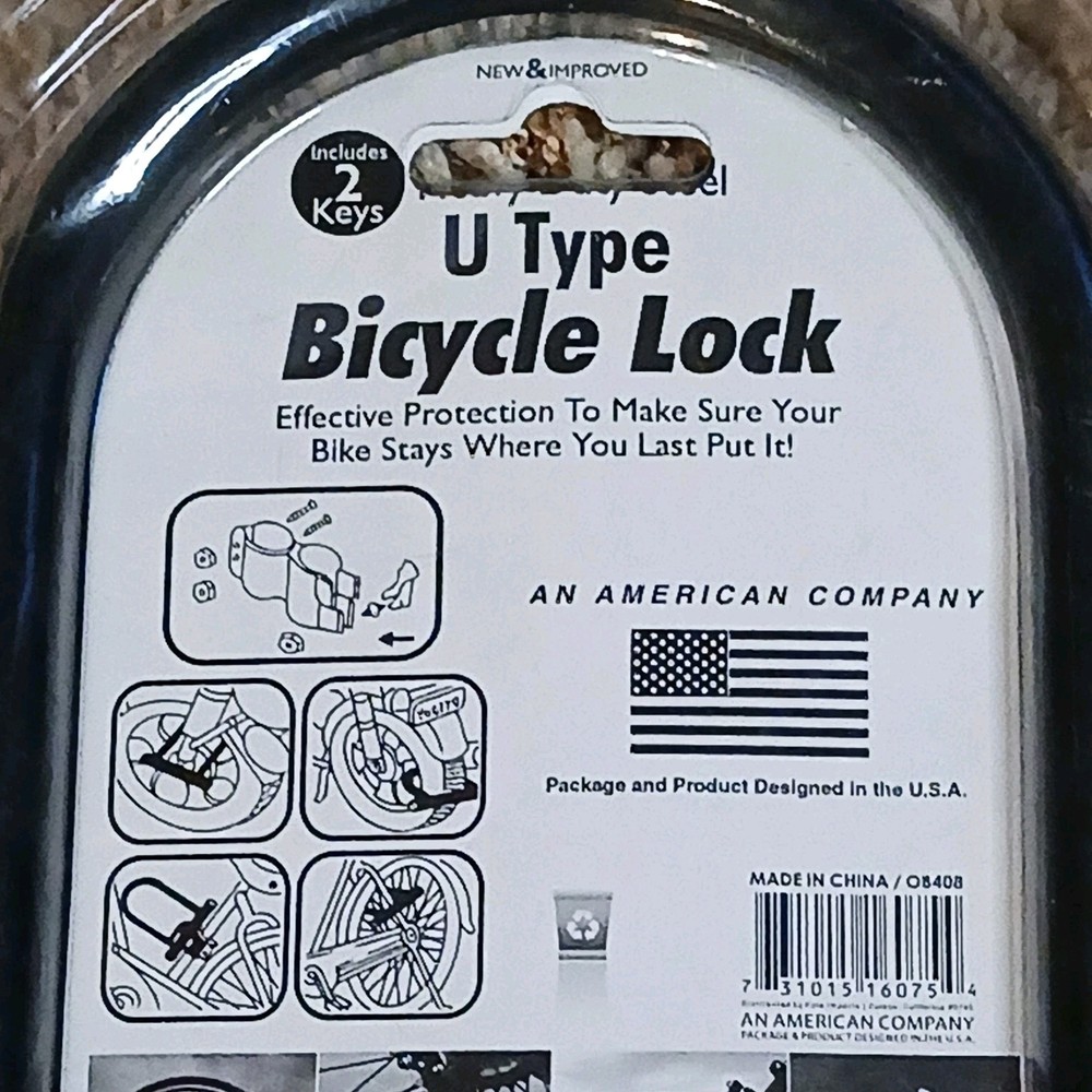U Type Lock Motorcycle Scooter Bicycle Security