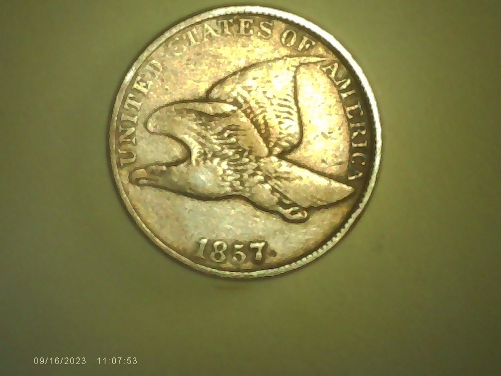 1857 Flying Eagle One Cent