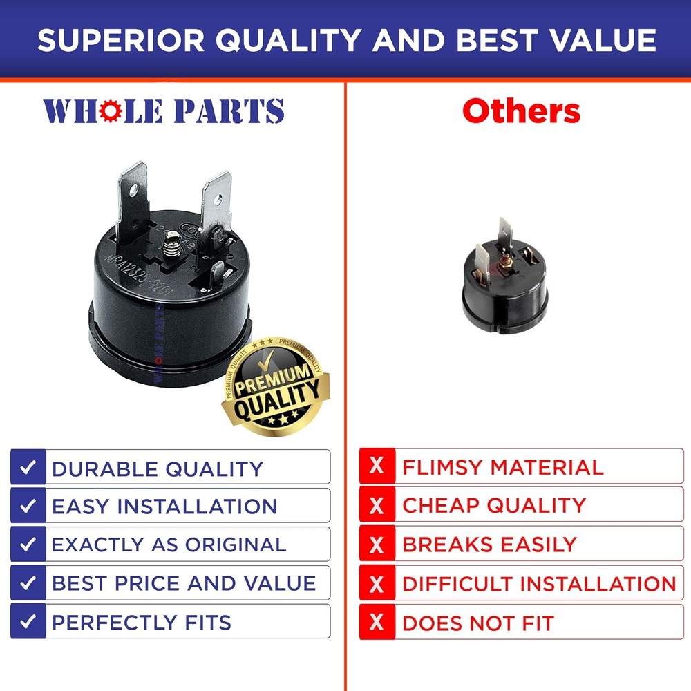 New 6750CL0001D Refrigerator Compressor Overload Protector for LG and Kenmore