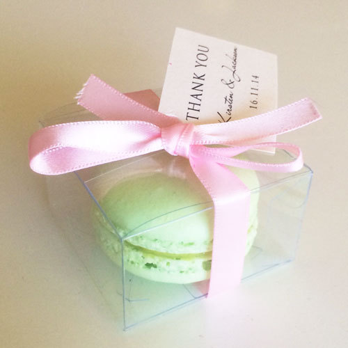 Clear Macaron Box for 1 Macarons($0.95/pc x 25 units) Macaron Box Macaron Boxes
