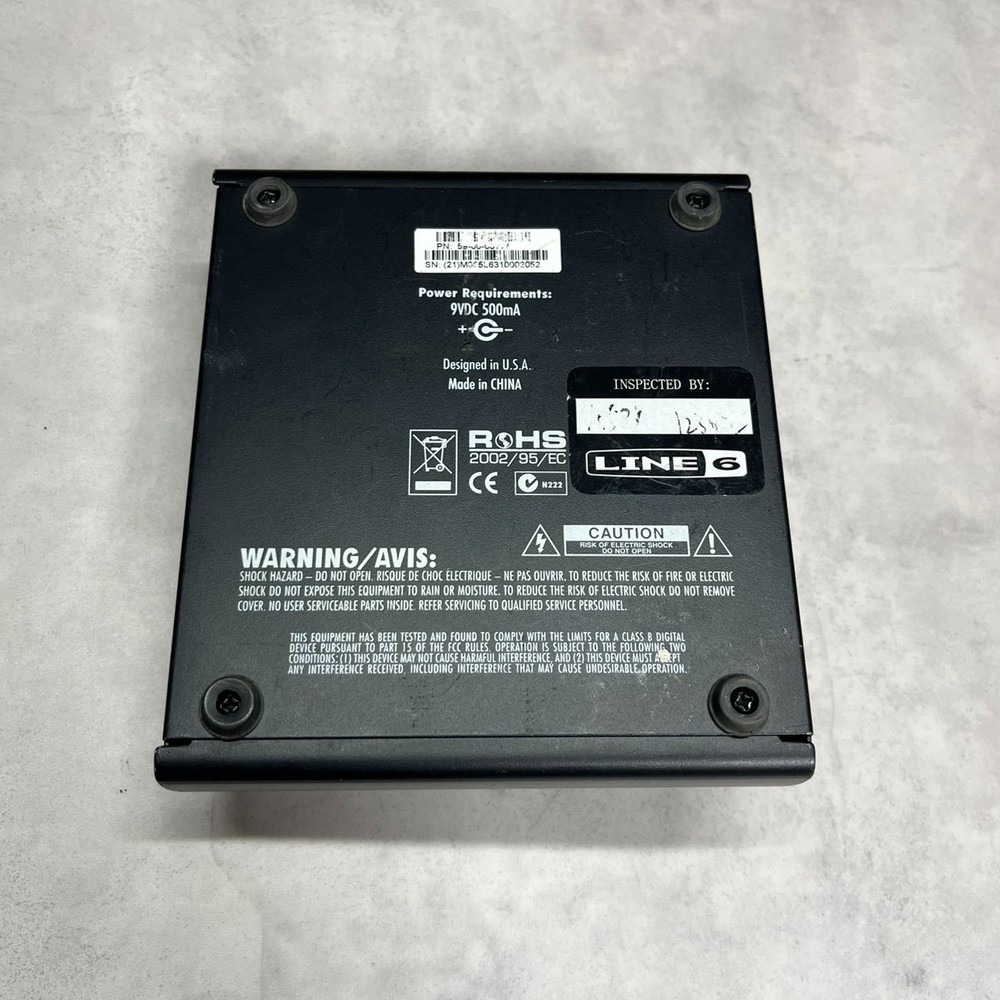 Line 6 M5 Stompbox Modeler Guitar Multi Effects Pedal Processor Working Tested!