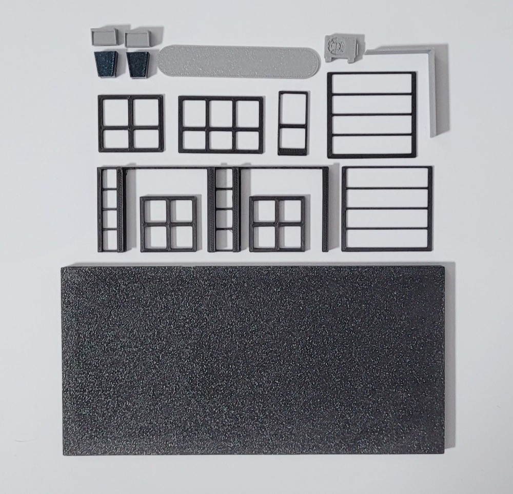 Mid-Century Gas Service Station Model Kit