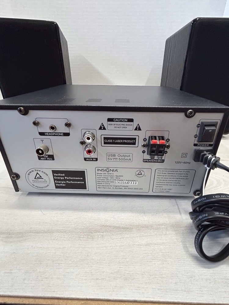 Insignia NS-SH513 Micro AM/FM Bluetooth CD Stereo System Tested