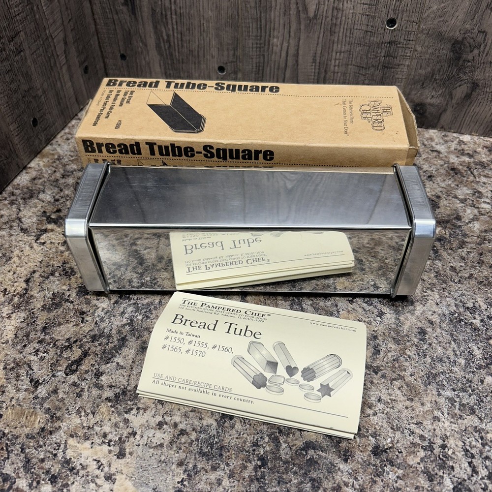 Pampered Chef Square Bread Tube, 1555  New