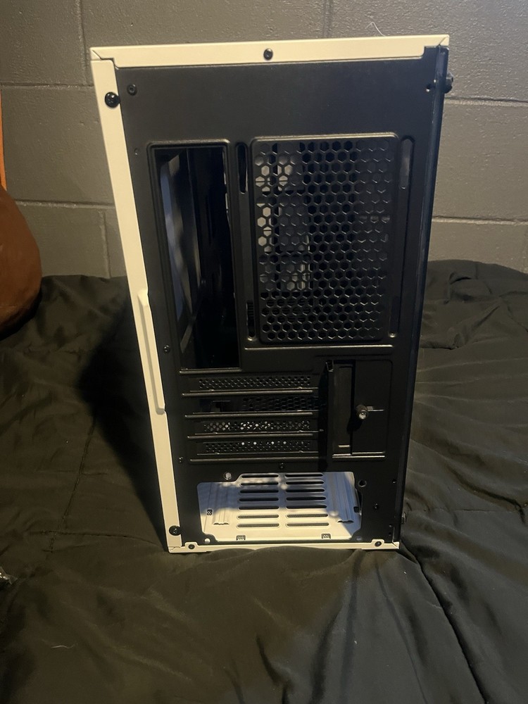 White Mid-Tower Gaming PC Case MATX/ATX Tower