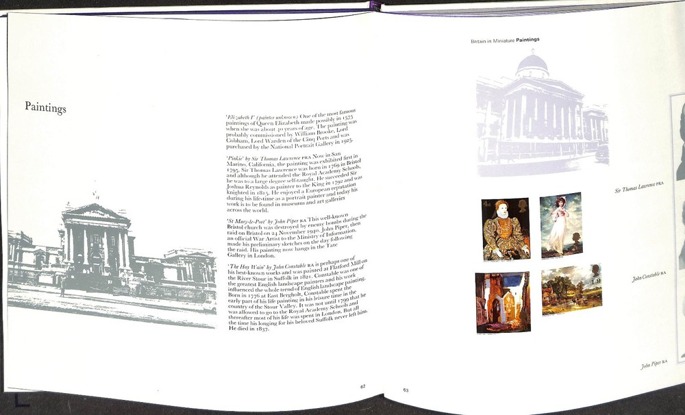 Great Britain in Miniature Stamp Collection Post Office Book
